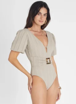One Pieces^Aqua Blu Fawn Patricia One Piece Beige