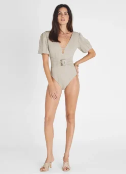 One Pieces^Aqua Blu Fawn Patricia One Piece Beige