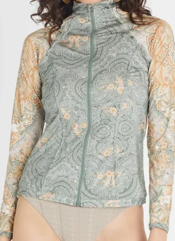 Rash Guards|Tops^Aqua Blu Hayley Rash Guard Floret
