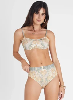 Bottoms^Aqua Blu Marilyn High Waist Pant Floret