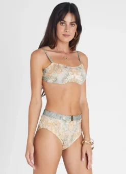 Bottoms^Aqua Blu Marilyn High Waist Pant Floret