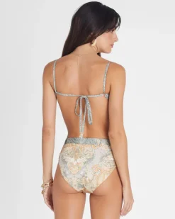 Bottoms^Aqua Blu Marilyn High Waist Pant Floret
