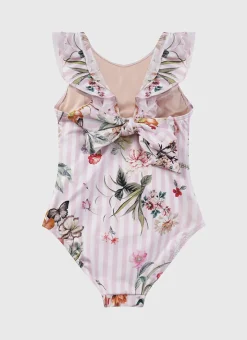 One Pieces^Aqua Blu Frill One Piece Flutter