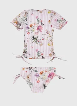Rashies|Sets^Aqua Blu Short Sleeve Rash Vest Set Flutter