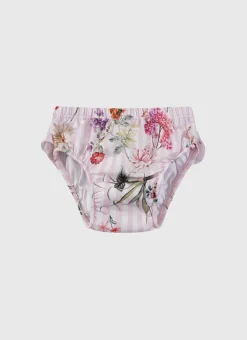 Bottoms^Aqua Blu Swim Nappy Flutter