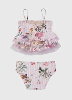Sets^Aqua Blu Tiered Frill Tankini Set Flutter
