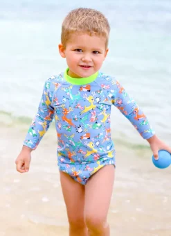 Shop Infants (00-2)^Aqua Blu Long Sleeve Rash Vest Forest Adventures