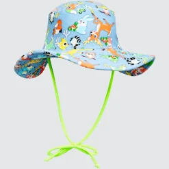 Shop Infants (00-2)^Aqua Blu Lycra Bucket Hat Forest Adventures