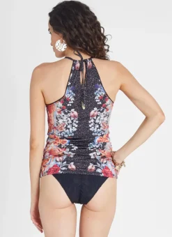 Singlet Tankini|Tops^Aqua Blu Lawley Tankini Gardenia