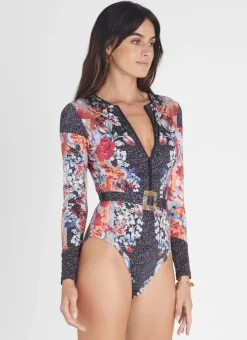 One Pieces^Aqua Blu Moresby One Piece Gardenia