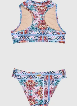 Shop Teens (8-16)^Aqua Blu Hideaway High Neck Bikini Set 16