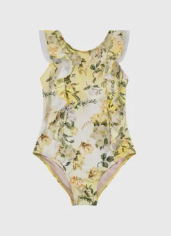 One Pieces^Aqua Blu Frill One Piece Holly