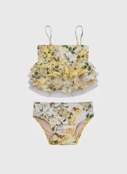 Sets^Aqua Blu Tiered Frill Tankini Set Holly