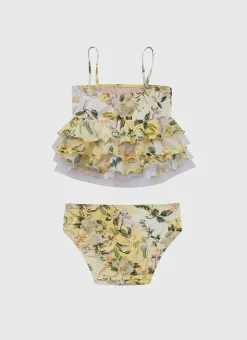 Sets^Aqua Blu Tiered Frill Tankini Set Holly