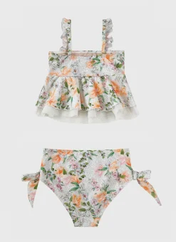 Shop Juniors (3-7)|Sets^Aqua Blu Frill Bikini Set Honeysuckle