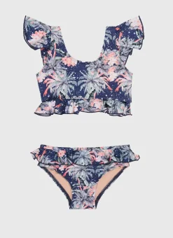 Shop Juniors (3-7)^Aqua Blu Frill Bikini Set Indianic