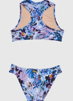 Shop Teens (8-16)^Aqua Blu Iris High Neck Bikini Set (SAMPLE) 12
