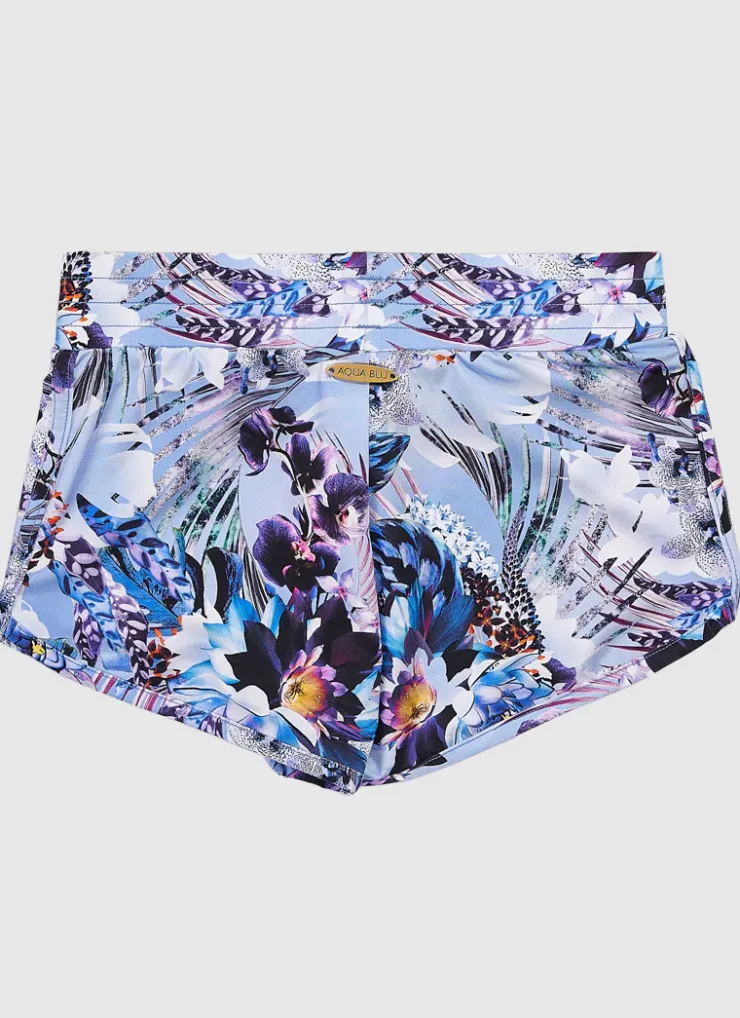 Shop Juniors (3-7)^Aqua Blu Lycra Boardshorts Iris