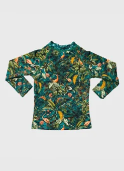 Shop Infants (00-2)|Rashies^Aqua Blu Long Sleeve Rash Vest Ladybird