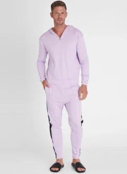 Outerwear|Tops^Aqua Blu Lavender Hoodie