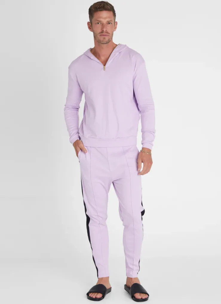 Outerwear|Tops^Aqua Blu Lavender Hoodie