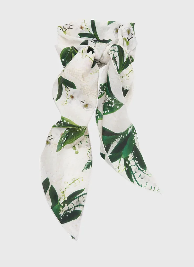 Accessories^Aqua Blu Lily Scarf