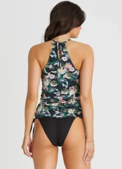 Singlet Tankini|Tops^Aqua Blu Lawley Tankini Lisanthus