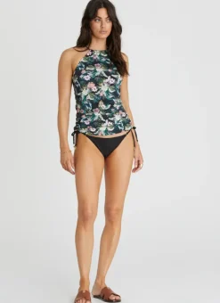 Singlet Tankini|Tops^Aqua Blu Lawley Tankini Lisanthus