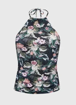 Singlet Tankini|Tops^Aqua Blu Lawley Tankini Lisanthus