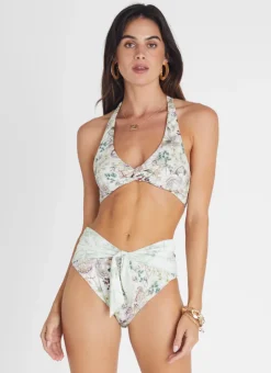 Tops^Aqua Blu Elleni Bikini Top Lotus