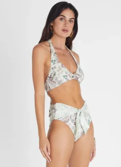 Tops^Aqua Blu Elleni Bikini Top Lotus