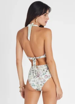 Tops^Aqua Blu Elleni Bikini Top Lotus