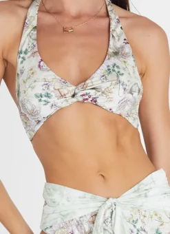 Tops^Aqua Blu Elleni Bikini Top Lotus
