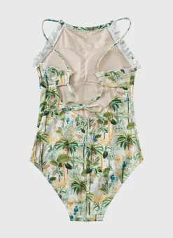 Shop Teens (8-16)|One Pieces^Aqua Blu Halter Neck One Piece Madagascar