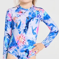 Shop Juniors (3-7)^Aqua Blu Long Sleeve One Piece (SAMPLE) Magnolia