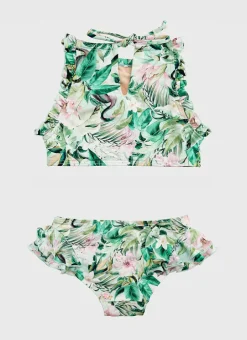 Shop Juniors (3-7)|Sets^Aqua Blu Halter Neck Bikini Set Marabou