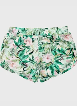 Shop Teens (8-16)|Bottoms^Aqua Blu Lycra Boardshorts Marabou