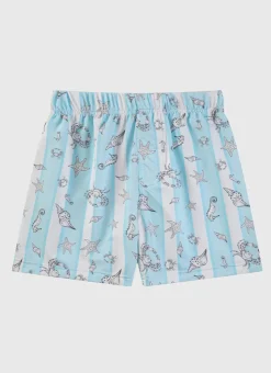 Boardshorts|Bottoms^Aqua Blu Lycra Boardshorts Mariner
