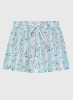Shop Teens (8-16)|Bottoms^Aqua Blu Lycra Swim Shorts Mariner