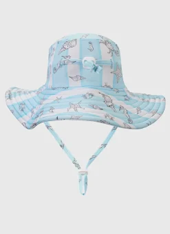 Shop Juniors (3-7)|Hats^Aqua Blu Sun Hat Mariner