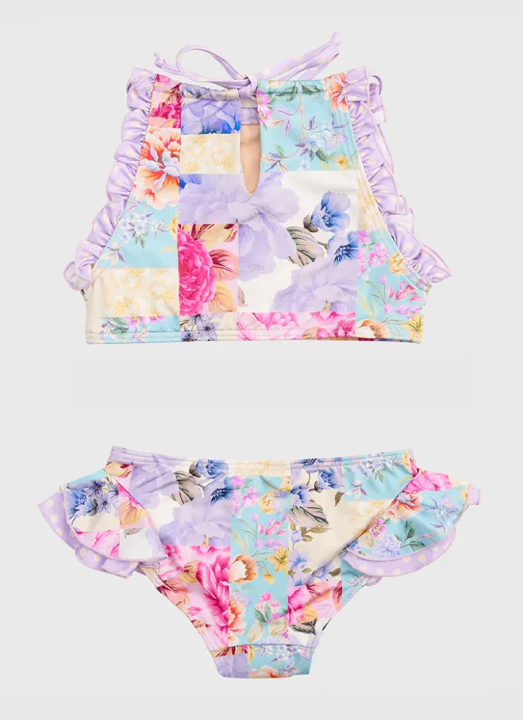 Shop Juniors (3-7)|Sets^Aqua Blu Halter Neck Bikini Set Meadow
