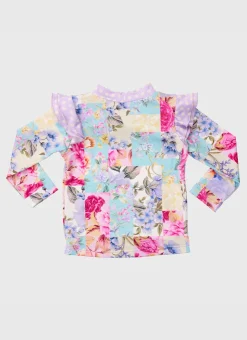 Shop Infants (00-2)|Rashies^Aqua Blu Long Sleeve Rash Vest Meadow