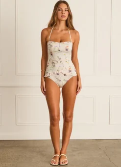 One Pieces^Aqua Blu Bridget One Piece Moonflower