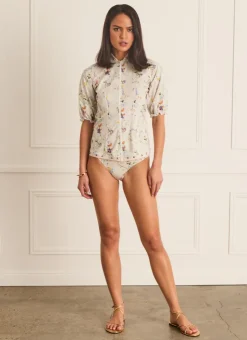 Rash Guards^Aqua Blu Jillian Rash Guard moonflower