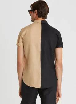 Tops|Tops^Aqua Blu Liam Shirt Nero