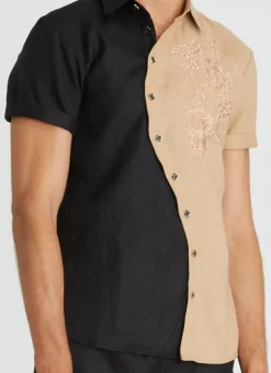 Tops|Tops^Aqua Blu Liam Shirt Nero