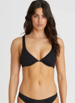 Tops^Aqua Blu Linda Bikini Top Nero