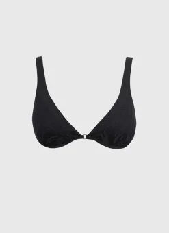 Tops^Aqua Blu Linda Bikini Top Nero
