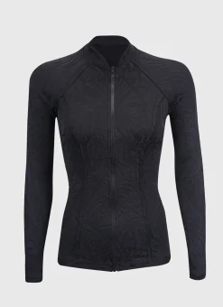 Tops|Rash Guards^Aqua Blu Lyla Rash Guard (SAMPLE) Nero