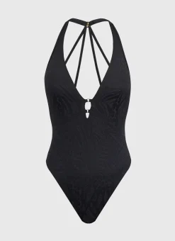 One Pieces^Aqua Blu Sienna One Piece Nero